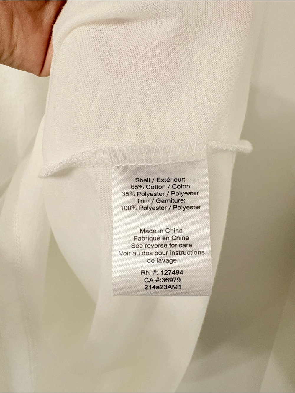 NWT HEARTLOOM White Puff Sheer Swiss Dot Sleeves Tshirt Romantic Quiet Luxury XL - Picture 6 of 7